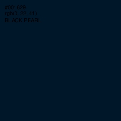 #001629 - Black Pearl Color Image
